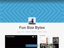 Tablet Screenshot of funsizebytes.com